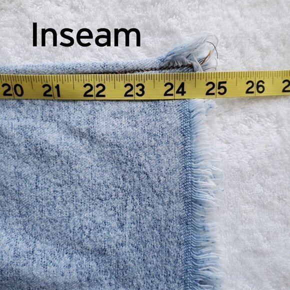 High Rise  Patchwork Wide Leg Colorblock Distressed Denim Cropped Ankle Jeans S - Picture 14 of 16